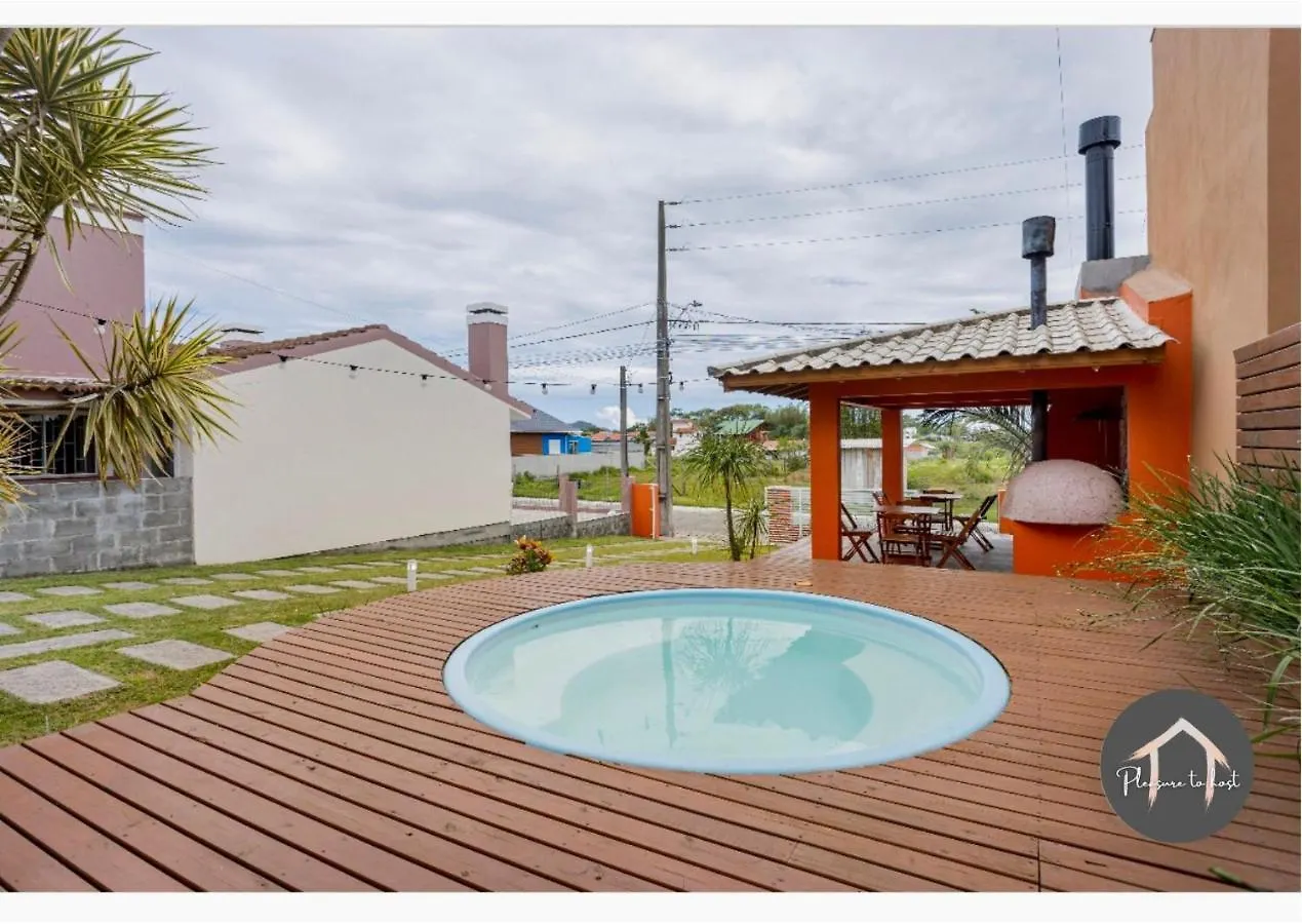 Casa Em Garopaba - Piscina - Forno Para Pizza - Ar Condicionado - 3 Quartos 0*,  Brazília